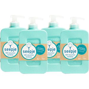 Seepje Handzeep - Eucalyptus en Rozemarijn – Natuurlijk Ingredienten - 4 x 300 ml