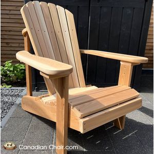 Canadian Adirondack Chair - Luxe Red Cedar houten tuinstoel