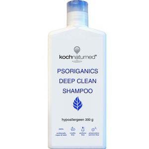 Psoriganics Deep Clean shampoo 300 g - 100% natuurlijk - hypoallergeen - geschikt bij - psoriasis - anti roos - Seborroïsche dermatitis - deep clean -gevoelige huid - droge huid