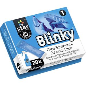 Blinky Eco Tabs Glas & Interieur reiniger | Nr 1 | 20 stuks