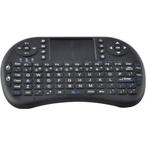 Lipa Mini draadloos toetsenbord Zwart - Mini toetsenbord draadloos - Draadloos toetsenbord met muis - Draadloze muis - Usb oplaadbaar
