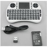 Lipa Mini Draadloos Toetsenbord - Wit - Met Airmouse