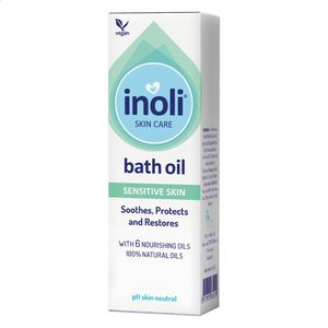 Inoli Skincare – Inoli Badolie voor Gevoelige Huid 100 ml – Babybenodigdheden – 100ml