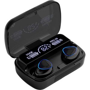 OOQE PRO X9 Draadloze Oordopjes - 80 Uur Batterijduur | Water- & Stofbestendig | Bluetooth 5.1 | Zwart