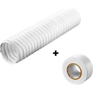 Flexibele slang pvc Ø 150 mm 2,5 m met tape