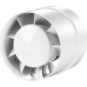 Imp buisventilator 125 mm basic wit