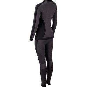 Falcon Dames Thermobroek - Zwart/Grijs - Maat M