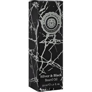 Leonis Barbam Silver & Black - Baardolie - Natuurlijke baardverzorging - 50ml