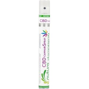 NUTURA® - CBD Cannabispray - 10 mg per Dagdosering - ECO Gecertificeerd - THC-vrij