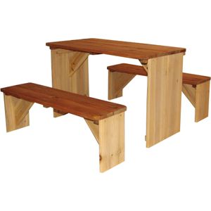 ZidZed XL Picknick-Set Braun