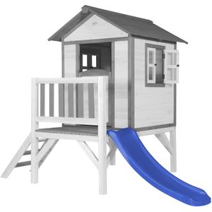 Lodge XL Speelhuis Klassiek - Blauwe Glijbaan