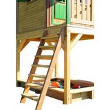 Sarah Spielhaus Braun/grün - Graue Rutsche