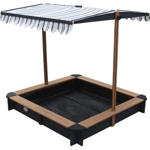 AXI - Lily - Zandbak - Antraciet - Hout - Incl. Gronddoek en Beschermhoes