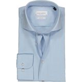 Profuomo - Slim Fit Overhemd - Lichtblauw - 100% Strijkvrij Katoen