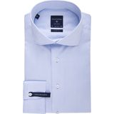 Profuomo - Slim Fit Overhemd - Lichtblauw - 100% Strijkvrij Katoen