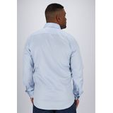 Profuomo - Slim Fit Overhemd - Lichtblauw - 2-Ply Twill - Lange Mouwen