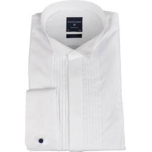 Profuomo Smoking Overhemd Wit Slim Fit