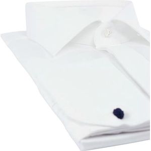 Profuomo - Overhemd - Wit - Katoen - Slim Fit