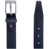Profuomo - PP1R00043/P - Riem - Blauw - Runderleer