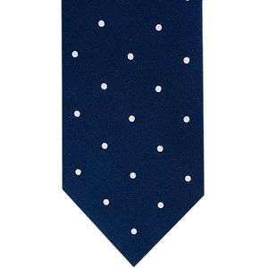 Profuomo stropdas donkerblauw polkadot