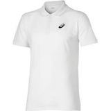 Asics - Performance SS Polo - Wit - 50% Polyester/50% Katoen