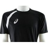 Asics - Sport Shirt - Zwart - Katoen