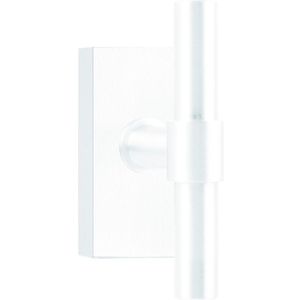 Draaikiepgarnituur - Mat Wit - RVS