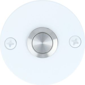Formani | ONE PB52 Deurbel wit 50mm met drukker | RVS
