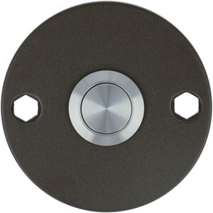 Formani | ONE PB52 Deurbel brons 50mm met drukker | Zwart