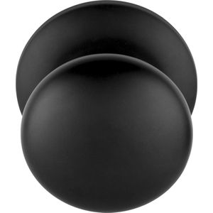 Formani | Voordeurknop BASICS LB80V Vast Met Rozet | Zwart mat