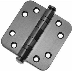 FORMANI Kogellagerscharnier | 89x89 | PVD Gun Metal | LBS8989 Rechte Hoeken