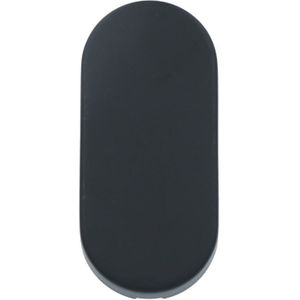 Formani - BASICS - Blind Plaatje Ovaal - Mat Zwart - RVS