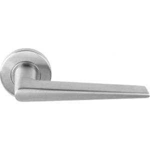 Formani Deurklink Basics LB21H Geveerd Op Rozet Mat RVS