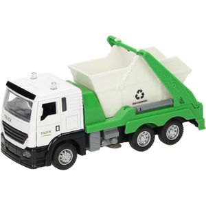 Truck met afvalcontainer licht & geluid