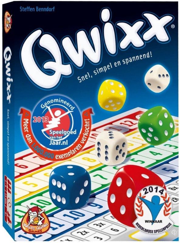White Goblin Games - Qwixx - dobbelspel - basisspel