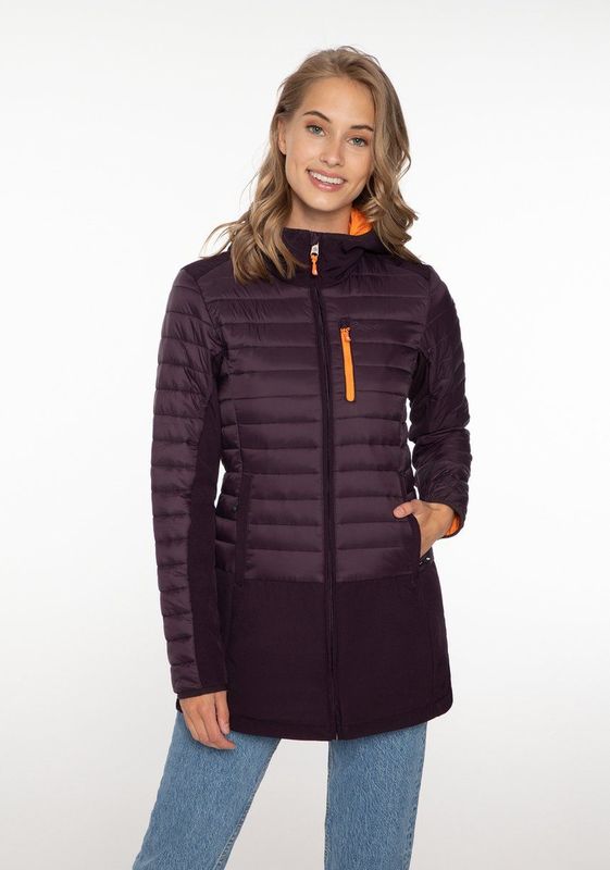 Protest - Aaliyah - Soft Shell Jas - Dark Lava - Dames