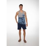 Protest - Carver - Korte Broek - Blauw - 100% Katoen