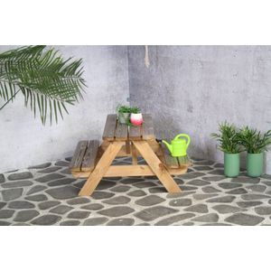 Kinderpicknicktafel - geimpregneerd grenen - 90 x 38 cm