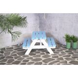 Mickey Kinderpicknicktafel Blauw/Wit