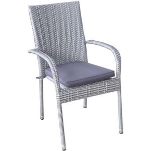 SenS-Line Rhodos Stacking Chair Grey