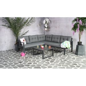 SenS-Line Elba Aluminium Loungeset | met Koffietafel