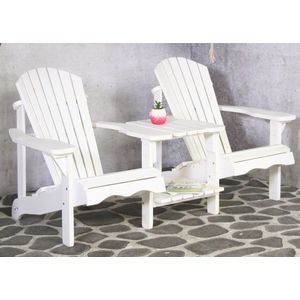 SenS-Line - Adirondack Duo Tuinbank White - Wit