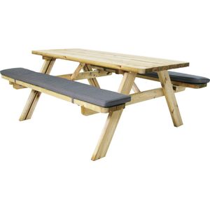 SenS-Line - Cushion For Picknick Tuinbank 180 Cm - Grijs