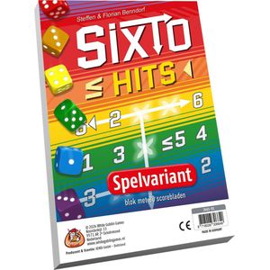 White Goblin Games Sixto Hits blok met 78 scorebladen White Goblin Dobbelspel