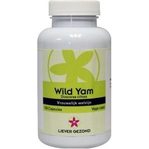 Liever gezond Wild yam root  100 Vegetarische capsules