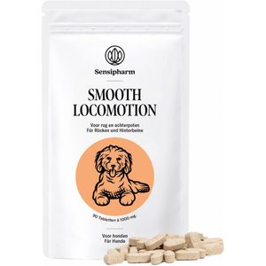 Sensipharm Smooth Locomotion Hond - Voedingssupplement voor Spieren Rug & Achterpootjes - 90 Tabletten à 1000 mg