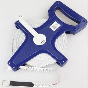 Benson Landmeter - 30 Meter - 23 X 15 X 2 cm - Blauw