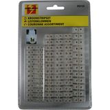 Benson Kroonsteenset - 72 stuks - 3 maten - Duurzaam plastic - Eenvoudig in gebruik