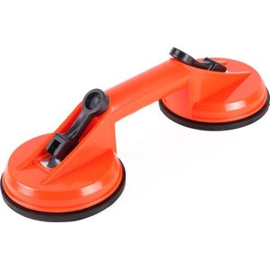 Benson Dubbele zuignaphouder - 50 kg draagkracht - Ø 115 mm - oranje
