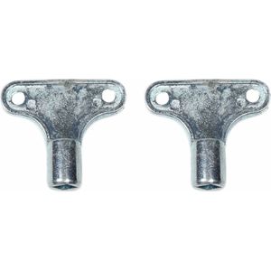 Silverline Heizkörper-Entlüftungsschlüssel Aus Messing – 2er Pack, Für Standard-Entlüftungsventile
